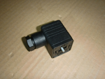 GDM 3016 schwarz 3+PE Ventilstecker-Buchse Form A (Hirschmann 934 395-100)